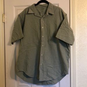 Vintage Oxford button down short sleeve shirt